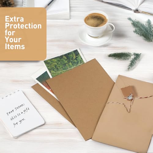 FARRAY 100 Pack 4x6 Inch Corrugated Cardboard Sheets, 1.8mm Thick Brown Kraft Cardboard Backing, Bulk Flat Cardboard Inserts Filler Pads for Packing, Shipping, Mailers, Crafts - size: 4" x 6"