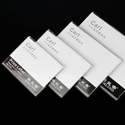 20pcs Price Label Holders, Product Sign Holders, Shelf Tag Display Stands - size: Paper Size:7x10cm