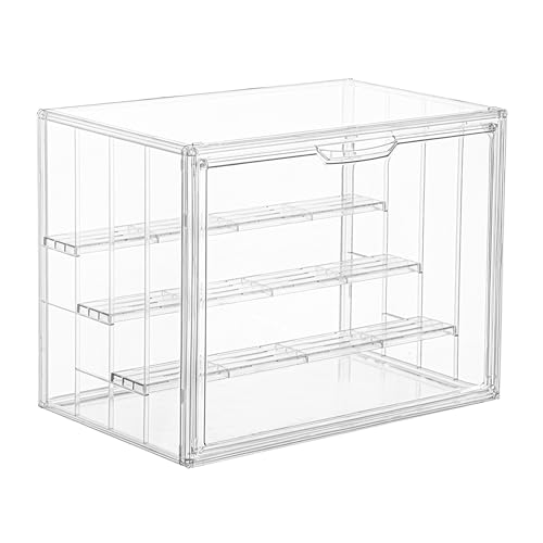4 Layer Stackable Acrylic Figure Case for Collectibles Display Box,1 Pack - size: XLarge 1Pack