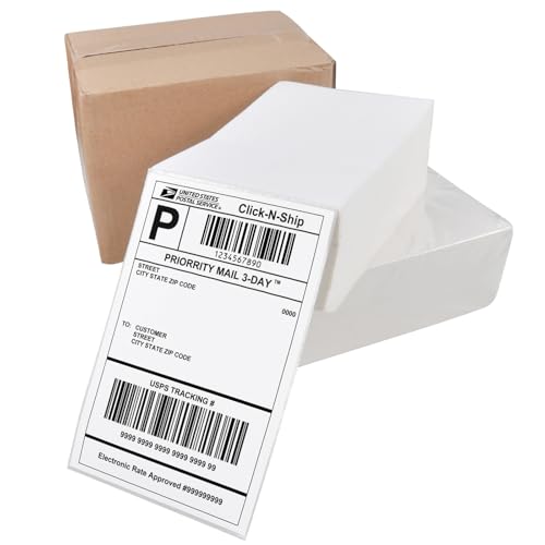 LLIKED 1000 4x6 Thermal Shipping Labels, Perforated, Commercial Grade - size: 1000 Labels
