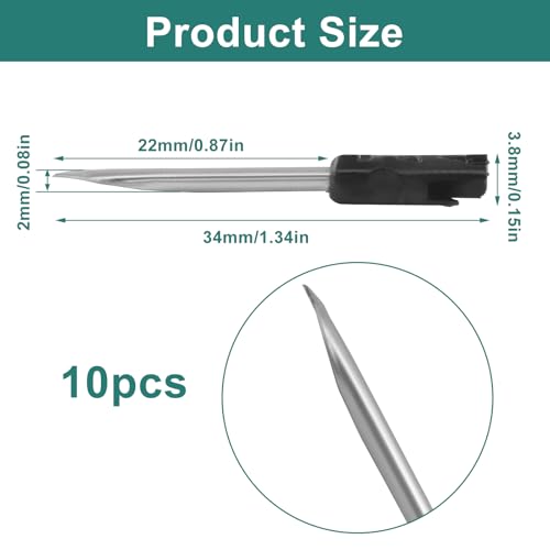 Jiozermi Standard Tagging Gun Needles, 5 Pcs