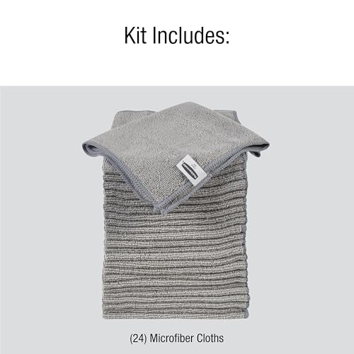 Rubbermaid Microfiber Cloth Towels 14"x14" Non-Scratch Reusable/Washable for Cleaning/Wiping/Polishing for Home/Kitchen/Car, (Pack of 288) - size: 288-Pack