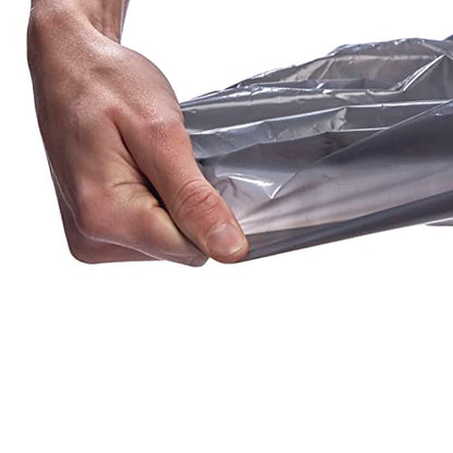 Consolidated Plastics Premium Commercial Trash Can Liners, Leak-Free Bulk Garbage Bags for Offices Made in USA (Gray 56 Gal. 43x48 1.9 Mil X-Heavy – 100 Case) - color: Gray 56 Gal. 43x48 1.9 Mil X-Heavy (100 Case)