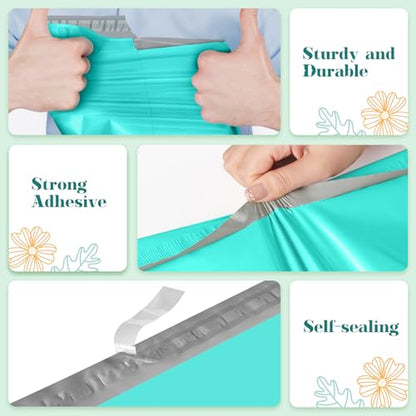 Fuxury Poly Mailers 19x24" 50 Pack,Large Shipping Bags for Clothing,Teal - color: Teal, size: 19x24" 50pcs