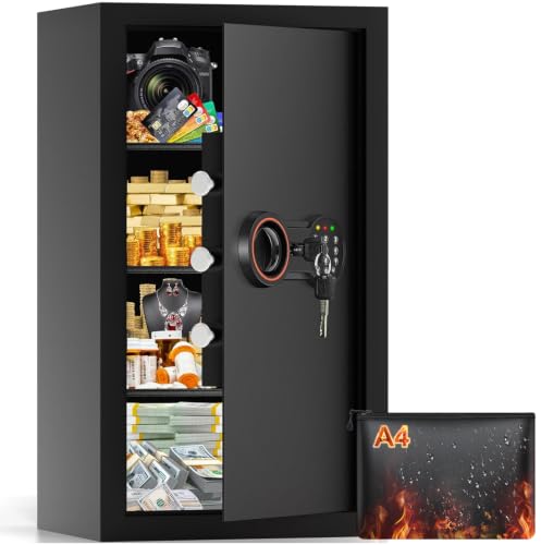 6.0 Cu Ft Large Safe Box for Home Use, 27.6"H Heavy Duty Home Safe - size: 6.0 Cub