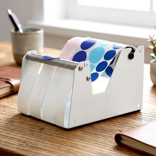 AmazingSpark Manual Label Dispenser Machine, Adjustable Large Width Label Stripper, Stainless Steel Manual Labeling Machine for Small Business, Logistics, Warehouse (6.3 Inch) - size: 6.3 Inch