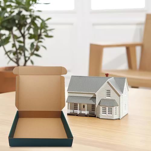 Green Recyclable Cardboard Small Gift Mailer Boxes for Shipping Packaging Craft Gifts Giving Products (25 Pack, 9 x 6 x 2 Inch) - color: Green, size: 9 x 6 x 2 Inch