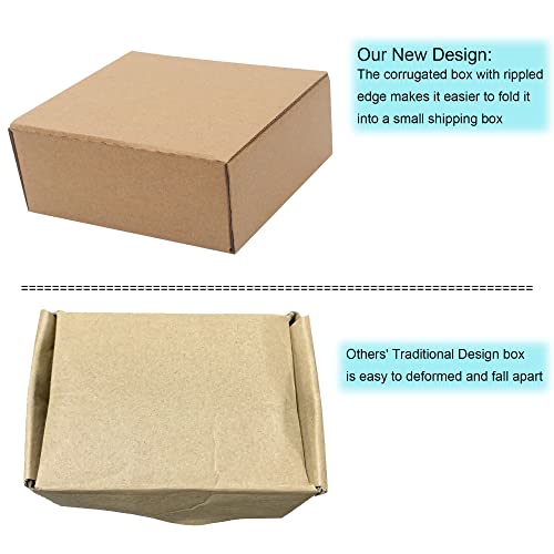 10 Pack Small Shipping Boxes for Packaging & Shipping 9x6x2'' (inner size) - size: 9 x 6 x 2 inches 10 pack