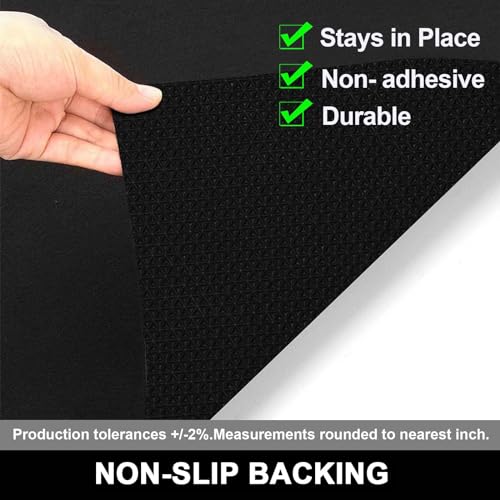 AiBOB Oil Spill Mat, 60" x 72" Waterproof Backing/Absorbent Top Garage Mat - size: 5' x 6' (Rectangular)