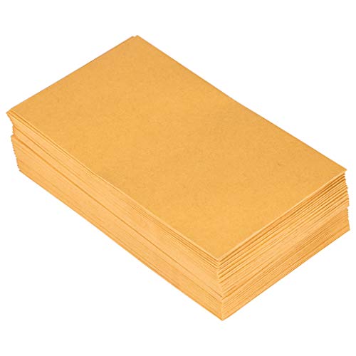 JAM PAPER #6 Coin Business Envelopes with Peel and Seal Closure - 3 3/8 x 6 - Brown Kraft Manila - 100/Pack - color: Pack of 100, size: 3.375 x 6 in Coin