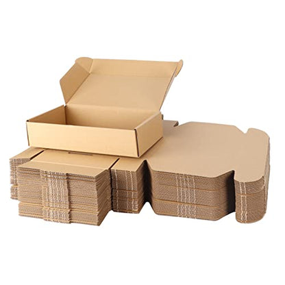 PHAREGE 50 Pack 9x6x2 inch Small Shipping Boxes, Brown Mailing Boxes - color: Brown, size: 9x6x2 inch 50 Pack