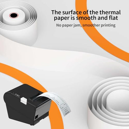 Thermal Receipt Paper Rolls, 2 1/4'' x 85' Thermal Paper, POS Cash Register Paper Roll (50 Rolls) - size: 2 1/4" x 85"