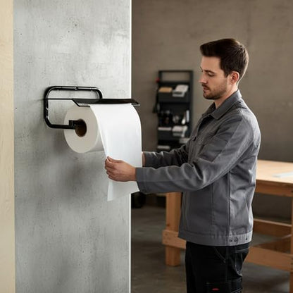 Jumbo Roll Shop Paper Towel Holder, Wiper Dispenser
