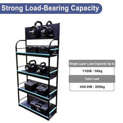 31.4"W x 67"H 4-Tier Retail Store Display Shelves for Supermarkets