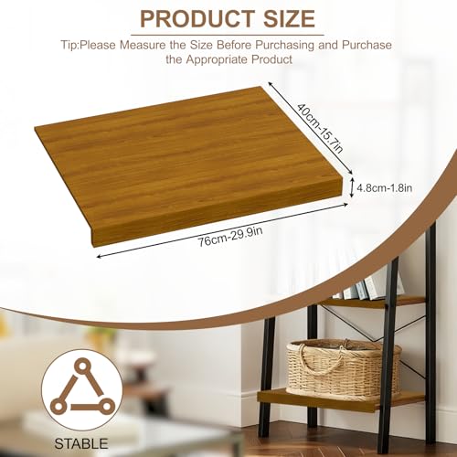 5-Pcs Bamboo Wire Shelf Covers, 30"x16" Wood Wire Shelves Racks for Shelving Pantry, No Assembly - size: 30"Wx16"D