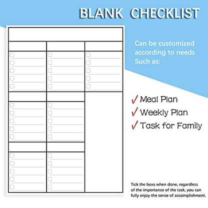 LUCYCAZ Weekly Dry Erase Board, 16" x 12" Magnetic Dry Erase Board for Wall, Hanging Double-Sided to Do List Whiteboard, Small Weekly Planning Board for School, Home, Office - size: 13"W x 16.5"H