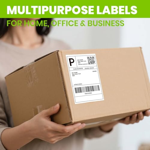ADHES 4x6 Thermal Shipping Labels 4 Pack – 220 Labels Per Roll, 880 Total