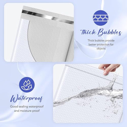 Fuxury Bubble Mailers Bulk 14.5x20" 120 Pack White Large Padded Envelopes - color: White, size: 14.5x20" 120PC
