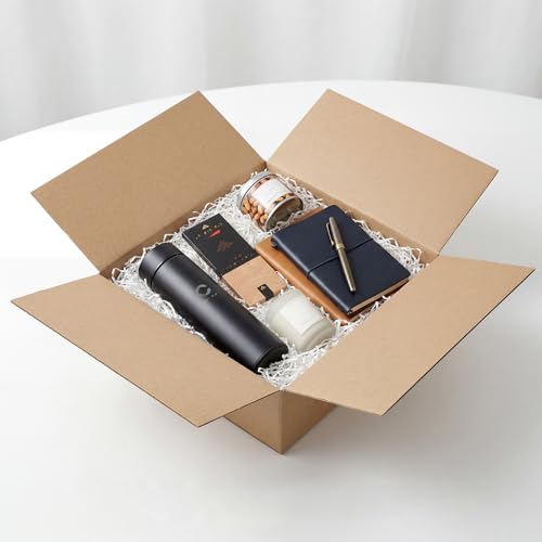 Hoikwo 12x12x4 Large Thin Brown Shipping Boxes Set of 15 - color: Brown, size: 12x12x4-15 Boxes