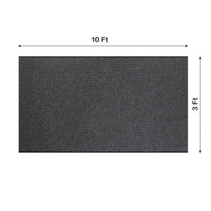 Door Floor Mat 3FTx10FT Entrance Mat Indoor Outdoor Door Mat,Charcoal Grey