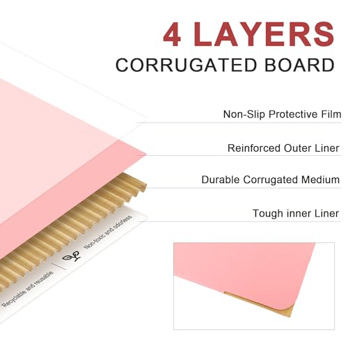 8x8x4 Medium Shipping Boxes, 30 Pack Pink Cardboard Mailer Box, Gift Boxes for Packaging Small Business - color: Pink, size: 8x8x4 in