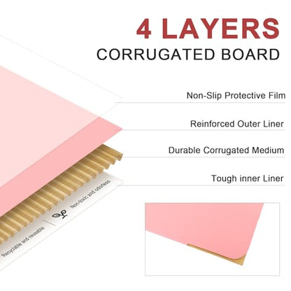 8x8x4 Medium Shipping Boxes, 30 Pack Pink Cardboard Mailer Box, Gift Boxes for Packaging Small Business - color: Pink, size: 8x8x4 in