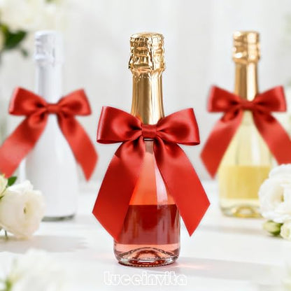 4.5" Red Satin Ribbon Bows (30 Packs) - color: Red, size: 4.5 Inch - 30pcs