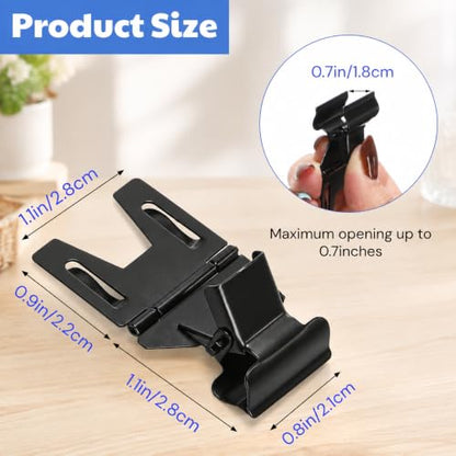 30 Pcs Pop Clip Sign Stand Holder, 270° Rotatable Price Tag Clips