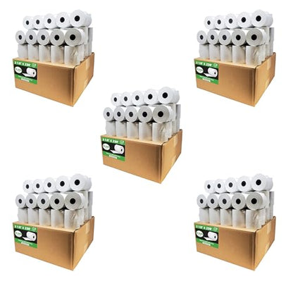 Phenol Free Thermal Paper (500 Rolls) 3 1/8 x 230 Receipt Rolls fits all Clover POS Cash Register Printers, Star Micronics SCP700 TSP100 TSP300 TSP400 (BPA & BPS Free) from BuyRegisterRolls - size: Pack of 500, style: Phenol Free Thermal