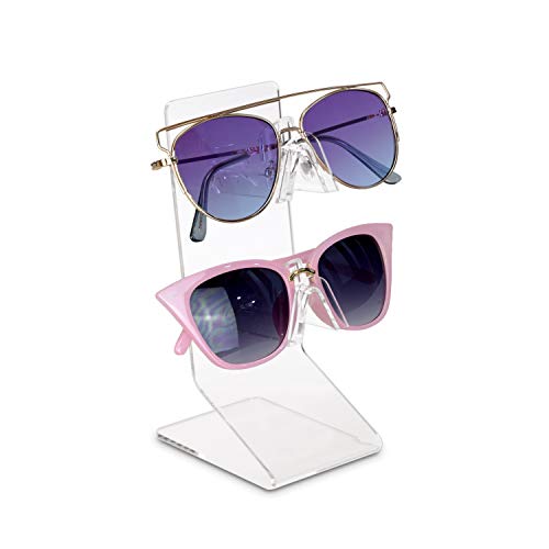 MOOCA Acrylic Eyeglasses Frame Stand Sunglasses Rack Eyewear Display