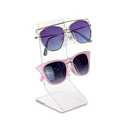 MOOCA Acrylic Eyeglasses Frame Stand Sunglasses Rack Eyewear Display