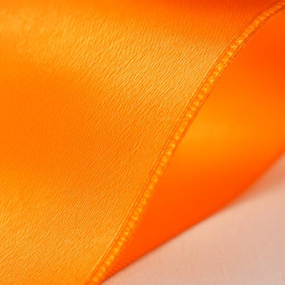 Orange Satin Ribbon 1-1/2 Inch x 36 Yards for Halloween Bows & Gift Wrap - color: Orange