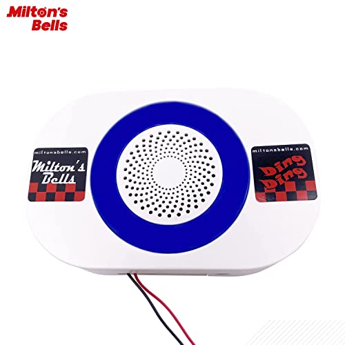 Milton's Bells MB WDCLK Wireless Warehouse Door Chime & Strobe Light Kit, 2500 Ft Range, 12 Chime Tones, Adjustable Volume, Visual & Audible Alerts for Warehouses, Will-Call Counters & Offices