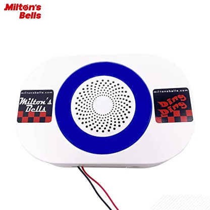 Milton's Bells MB WDCLK Wireless Warehouse Door Chime & Strobe Light Kit, 2500 Ft Range, 12 Chime Tones, Adjustable Volume, Visual & Audible Alerts for Warehouses, Will-Call Counters & Offices