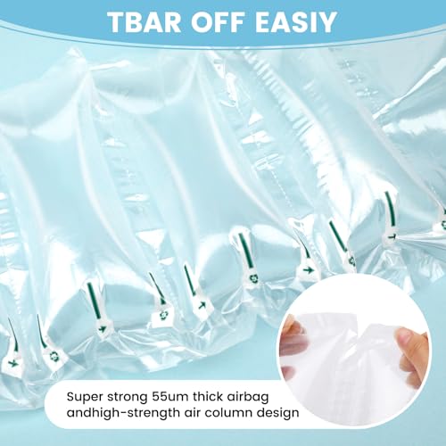 Air Pillows for Shipping Packaging Air Bags with Pump, 700 Count Inflatable Shipping Supplies Box Filler Packing Materials, Alternative to Packing Peanuts, Purse Stuffers for Shape 3.54" x 7.87"