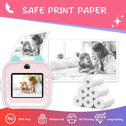 MIARALA 10 Rolls Instant Camera Refill Print Paper, HD Print Camera Paper - size: 10 Rolls