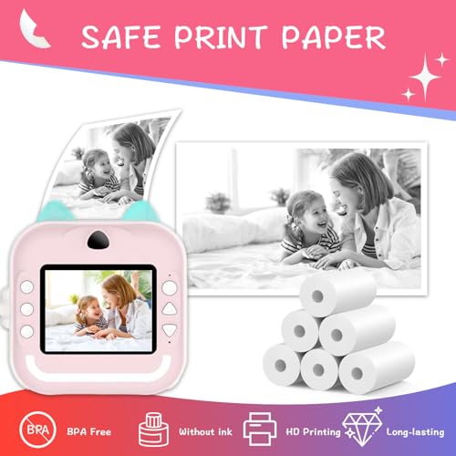 MIARALA 15 Rolls Instant Camera Refill Print Paper, HD Print Camera Paper - size: 15 Rolls