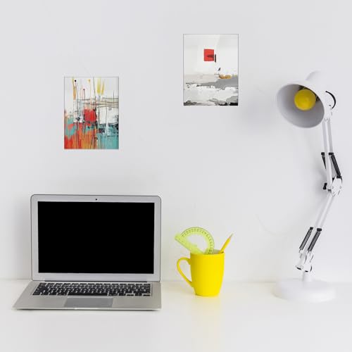 5x7 Acrylic Sign Holder Wall Mount 6 Pack - Clear Vertical Document Frame