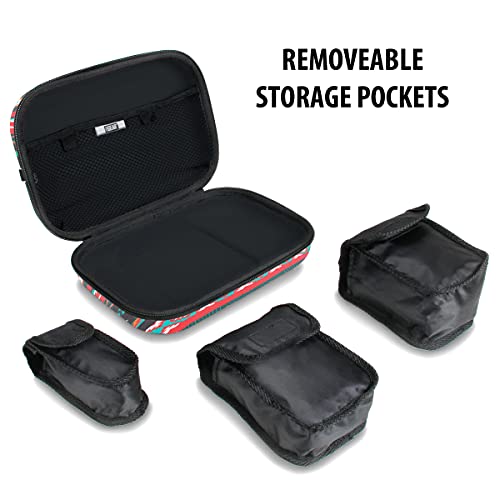 USA GEAR Square Terminal Case Compatible with Square Terminal Cash Register, Printer Paper, and Card Reader Accessories - Water Resistant Exterior and 3 Removable Pouches - Southwest - color: Southwest
