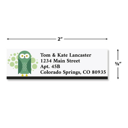 Into the Wild Small Return Address Labels (4 Designs) - Set of 240 2" x 5/8" Self-Adhesive, Flat-Sheet Labels - style: Into the Wild