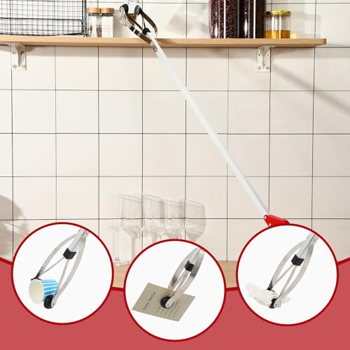 Sabary 5 Pack Suction Cup Grabber Reacher Tool Trash Picker,Red,43inch - color: Red, size: 43 Inch