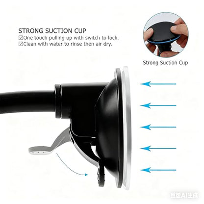 3.93"x 3.93" Car Mount Dashboard Pad Square Suction Cup Mounting Double Sided Sticky Replacement Adhesive Phone Mount for Windshield Dash GPS Cam Holder - size: 3.93x3.93 Inches