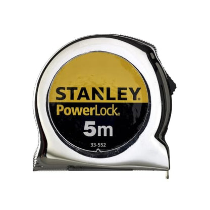 STANLEY 5m Powerlock Tape Measure, Metric, 0-33-552 - size: 5 m