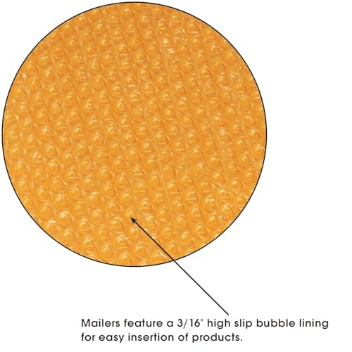 BOX USA 9 1/2 x 14 1/2" Kraft Bubble Mailers (25-Pack) - Brown Padded Envelopes, Self-Seal Shipping Bags for Small Business, Heavy Duty Cushioned Mailing Envelopes for Packaging and Shipping - size: 9-1/2x14" (25-Pack)