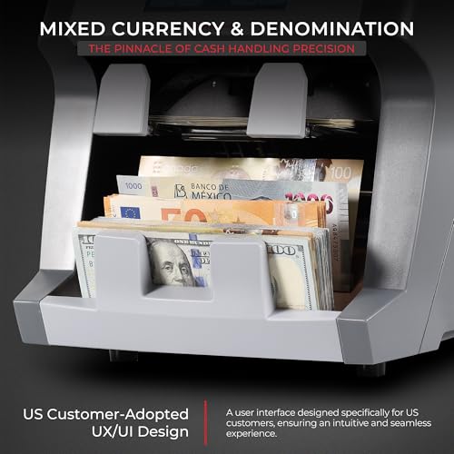 Cassida Money Bill Counter I Business Grade I 1,000 Notes/Min I 9900R V2 - size: X-Large (9900R-V2)