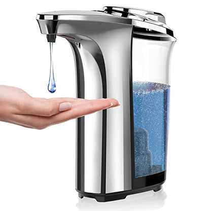 Automatic Soap Dispenser, 17oz Touchless Liquid Dish Soap Dispenser Kitchen - color: Silver