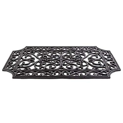 DII Rubber Doormats Collection All Weather, 18x30, French Quarter - color: French Quarter, size: 1'6" x 2'6" (Rectangular)