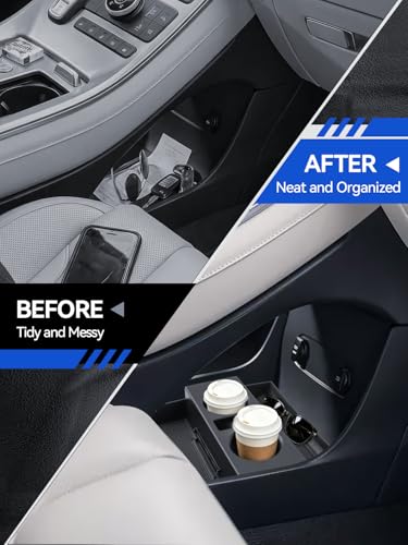 for Palisade Center Console Organizer 2020-2024 2025 Hyundai Palisade SE/SEL/XRT/Limited/Calligraphy Accessories Armrest Tray Middle Storage Box Insert Container - size: for 2020-2025 Hyundai Palisade