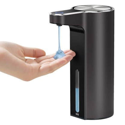 EKO Aroma Touchless Automatic Soap Dispenser for Bathroom and Kitchen, Liquid Hand Soap Dispenser, Rechargeable, 9 fl oz (Dark Grey) - color: Dark Grey, size: 9 oz