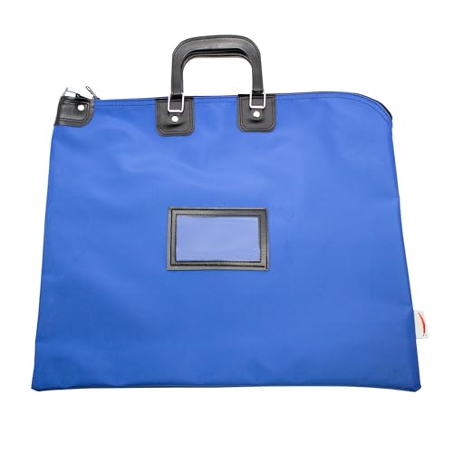 Large Locking Document Bag, Black, 16 x 20 inch - color: Royal Blue